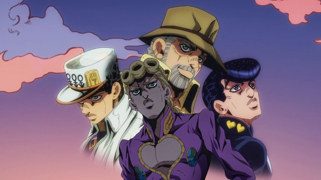 Backdrop poster for JoJo's Bizarre Adventure (2012)
