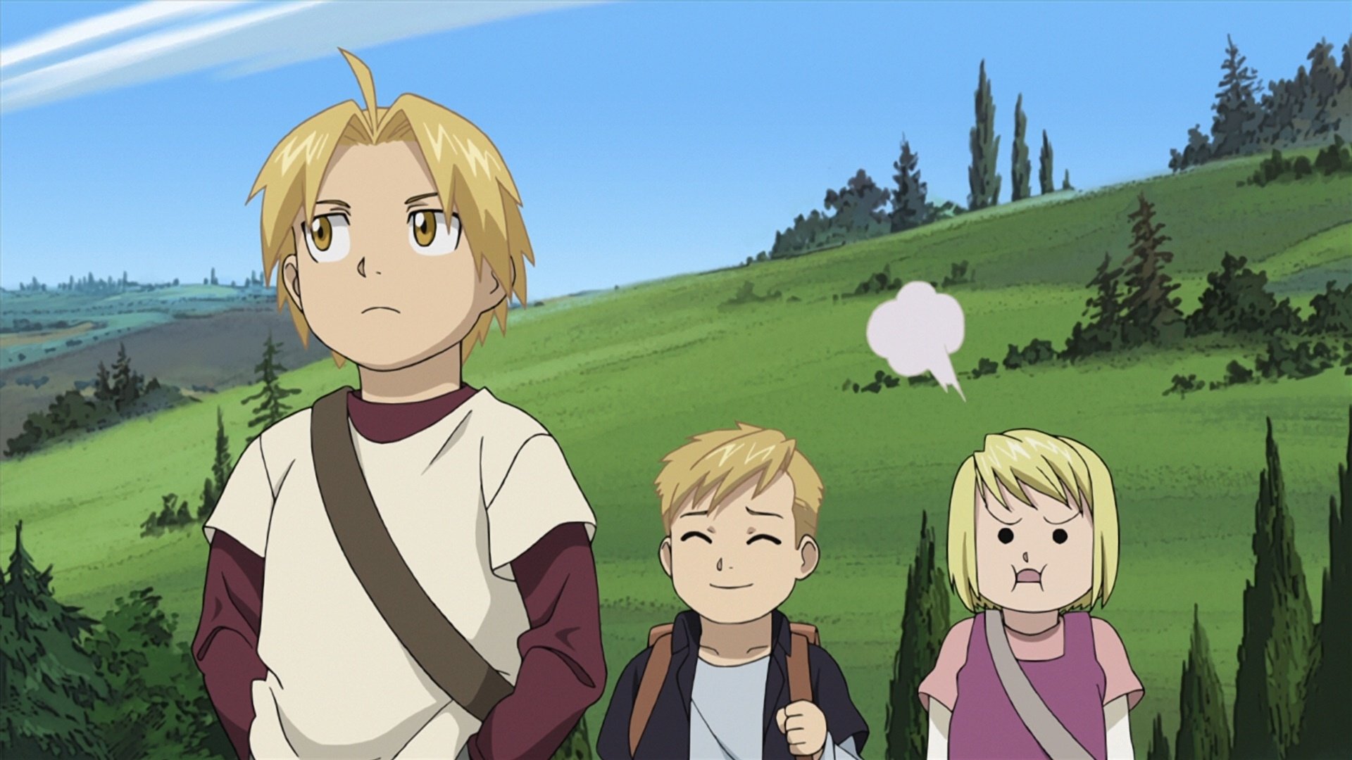Backdrop poster for Fullmetal Alchemist: Brotherhood (2009)