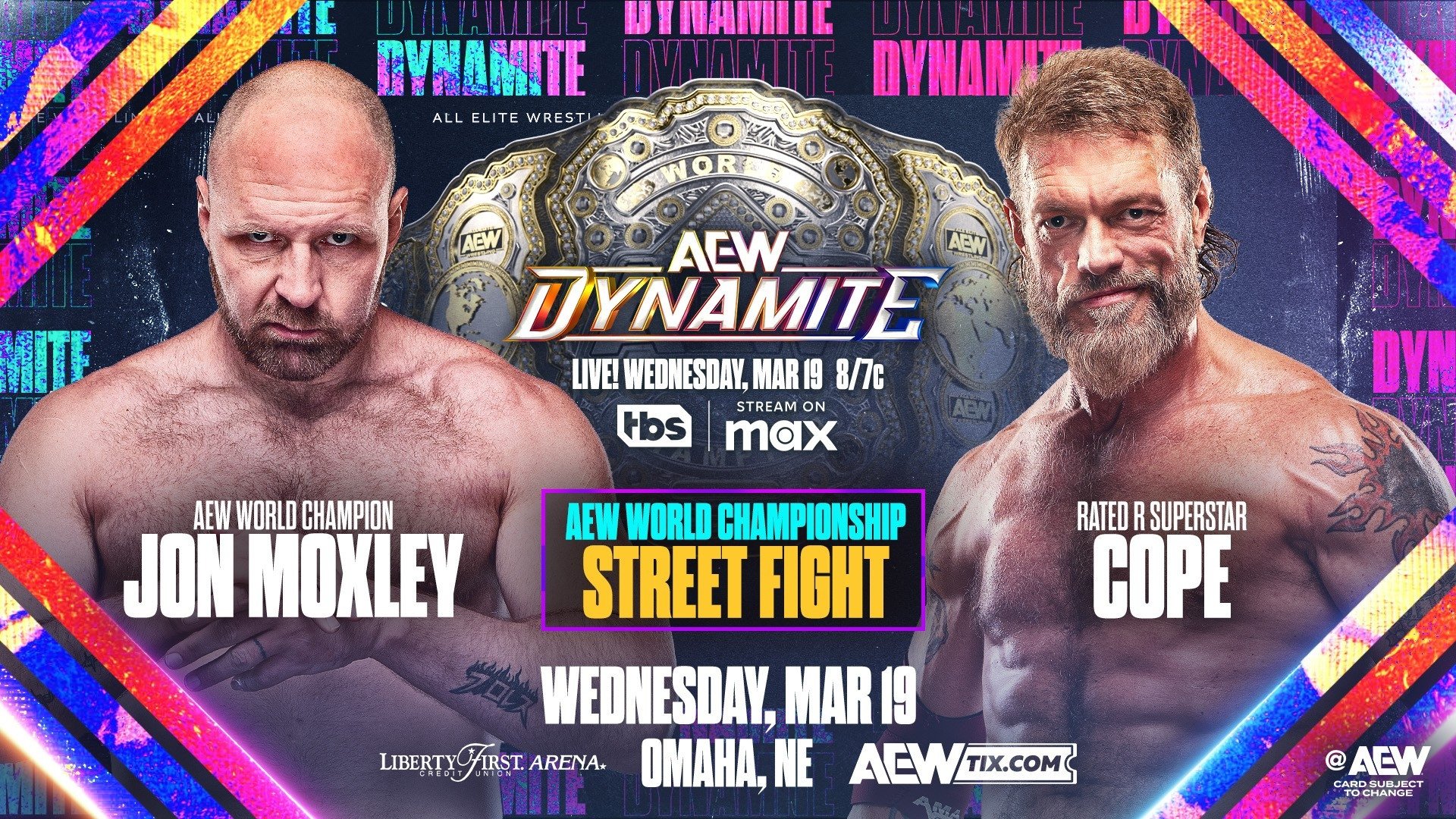 Backdrop poster for All Elite Wrestling: Dynamite (2019)