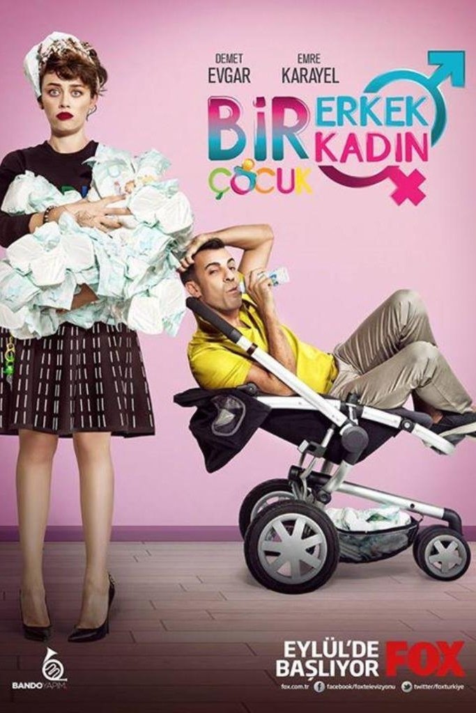 Poster for 1 Man 1 Woman 2 Children