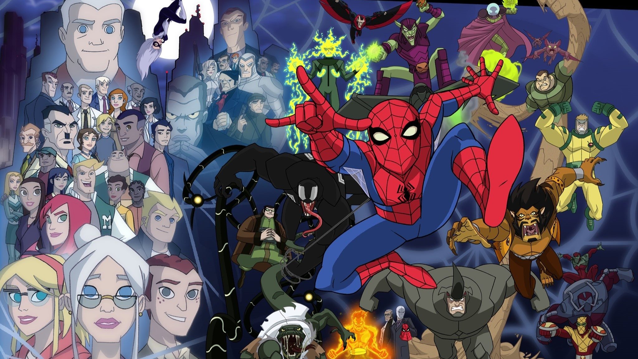 Backdrop poster for The Spectacular Spider-Man (2008)
