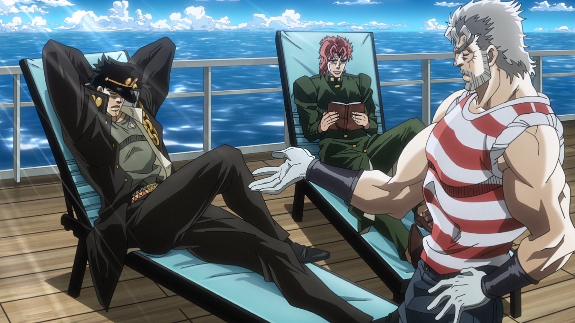 Backdrop poster for JoJo's Bizarre Adventure (2012)