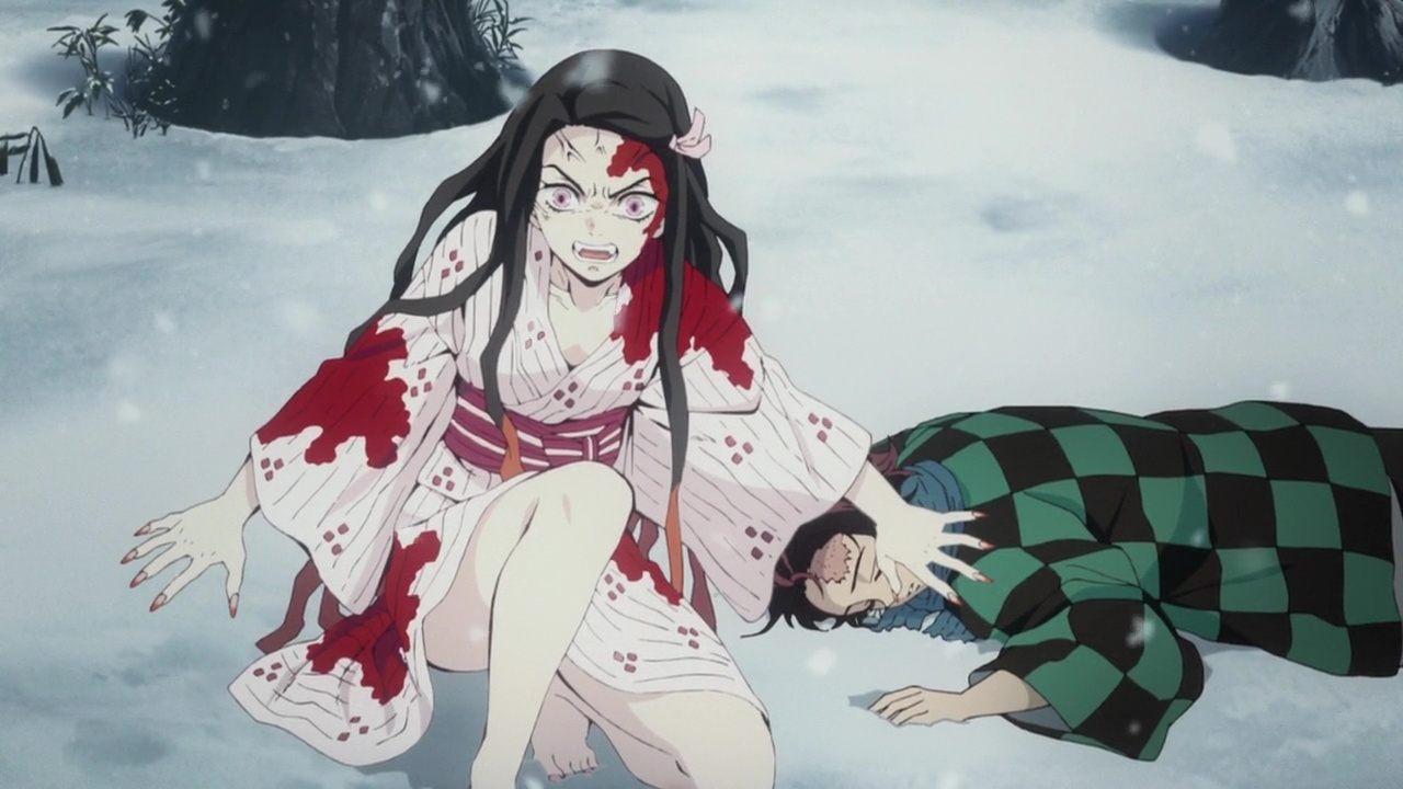Backdrop poster for Demon Slayer: Kimetsu no Yaiba (2019)