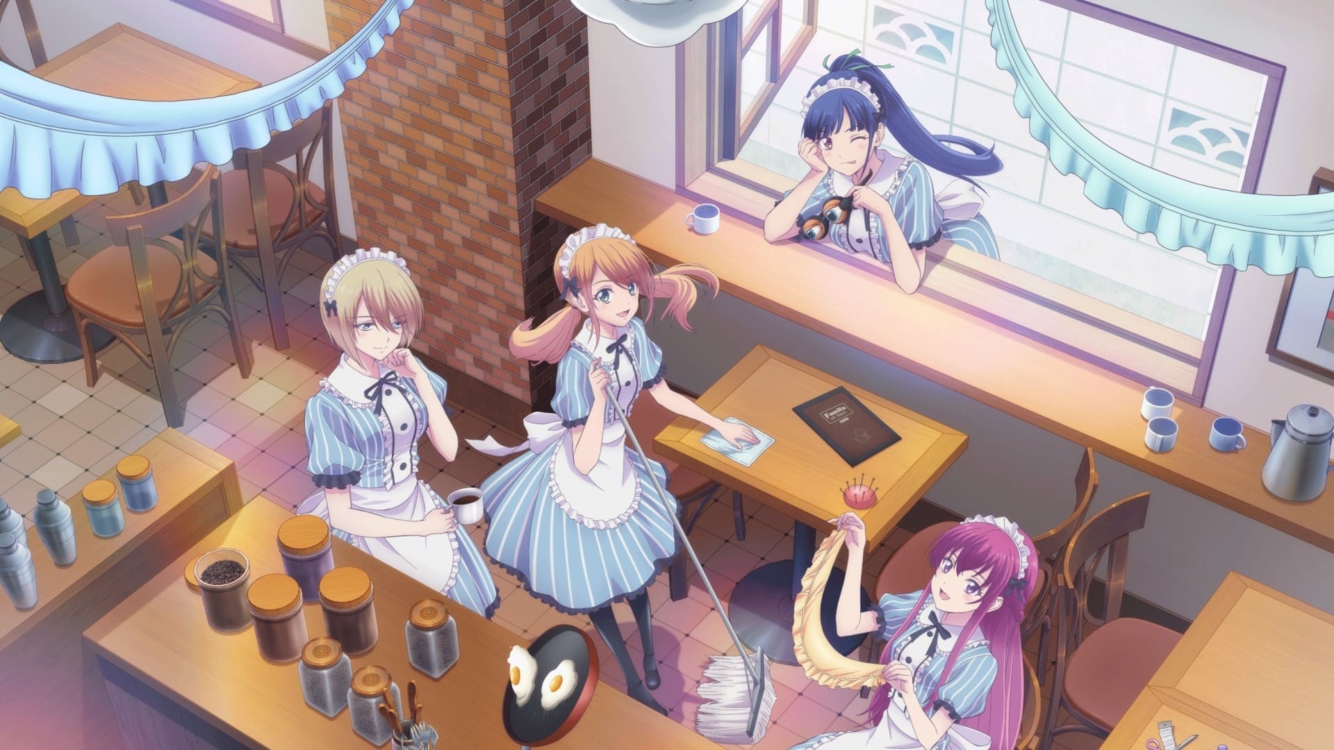 The Café Terrace and Its Goddesses TV Anime Adds Best Barista