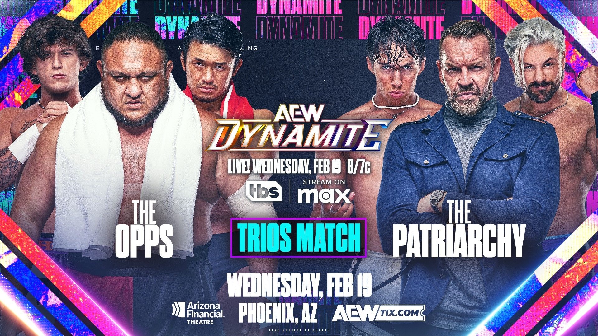 Backdrop poster for All Elite Wrestling: Dynamite (2019)