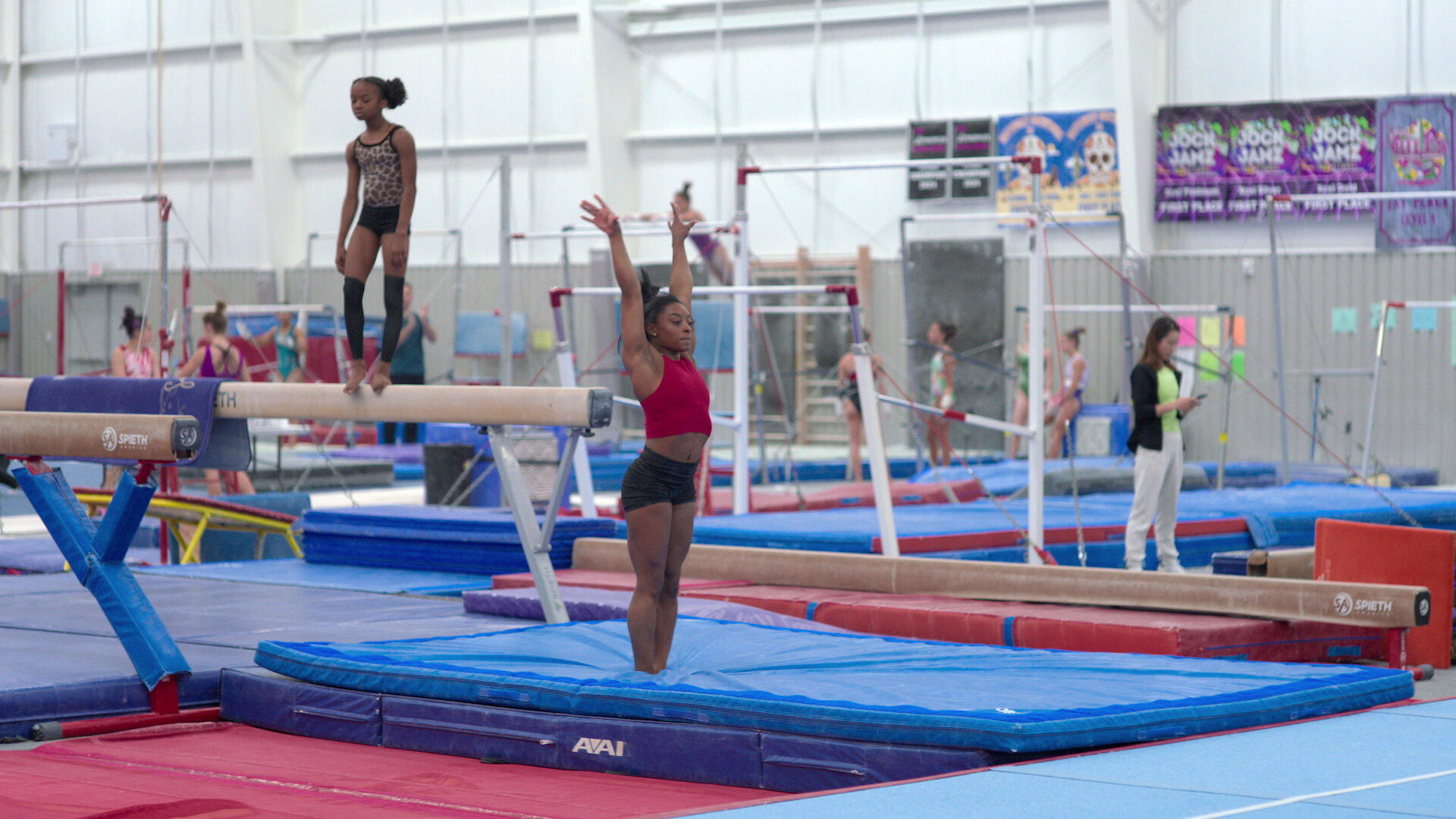 Backdrop poster for Simone Biles Rising (2024)