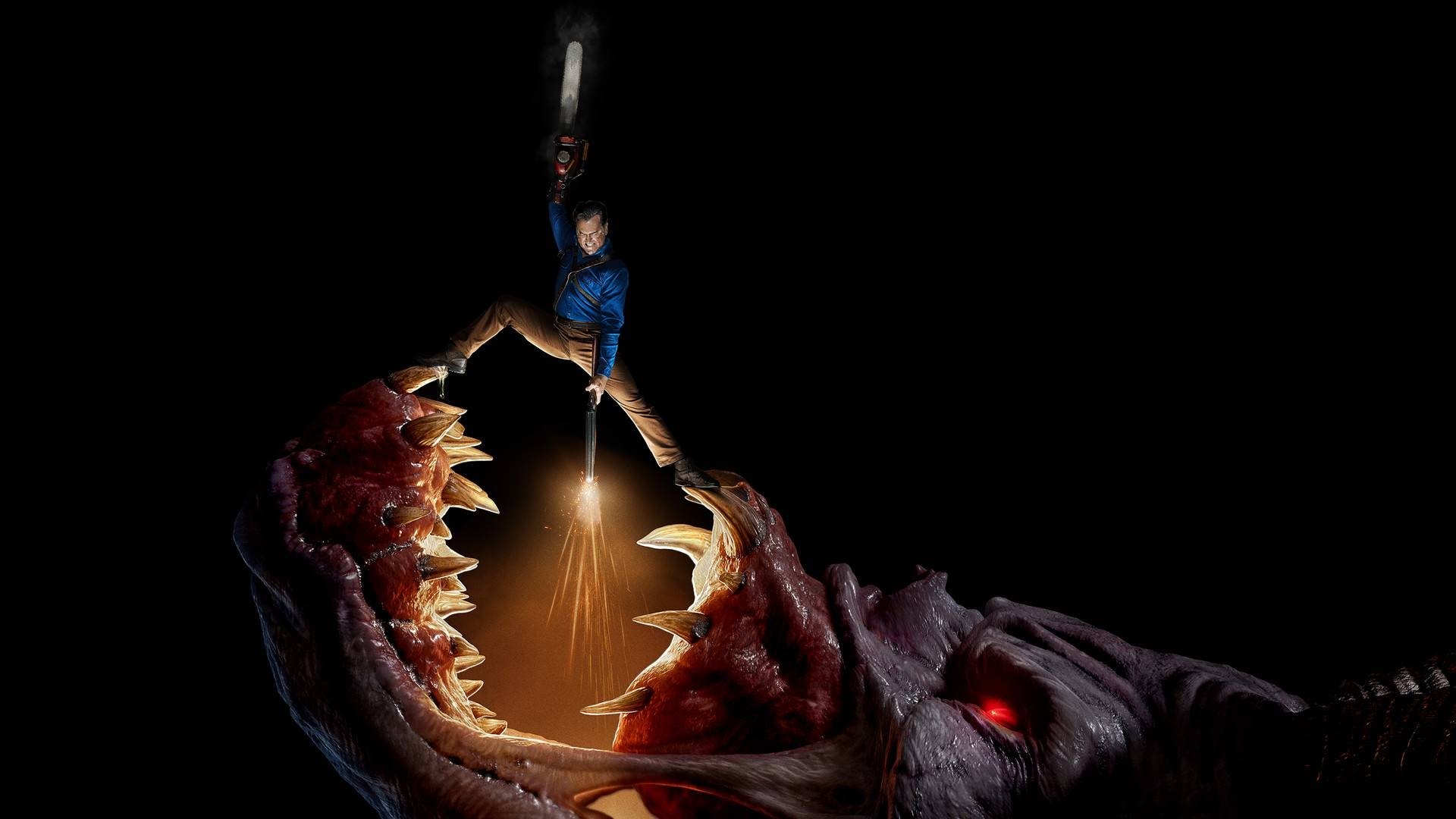 Backdrop poster for Ash vs Evil Dead (2015)