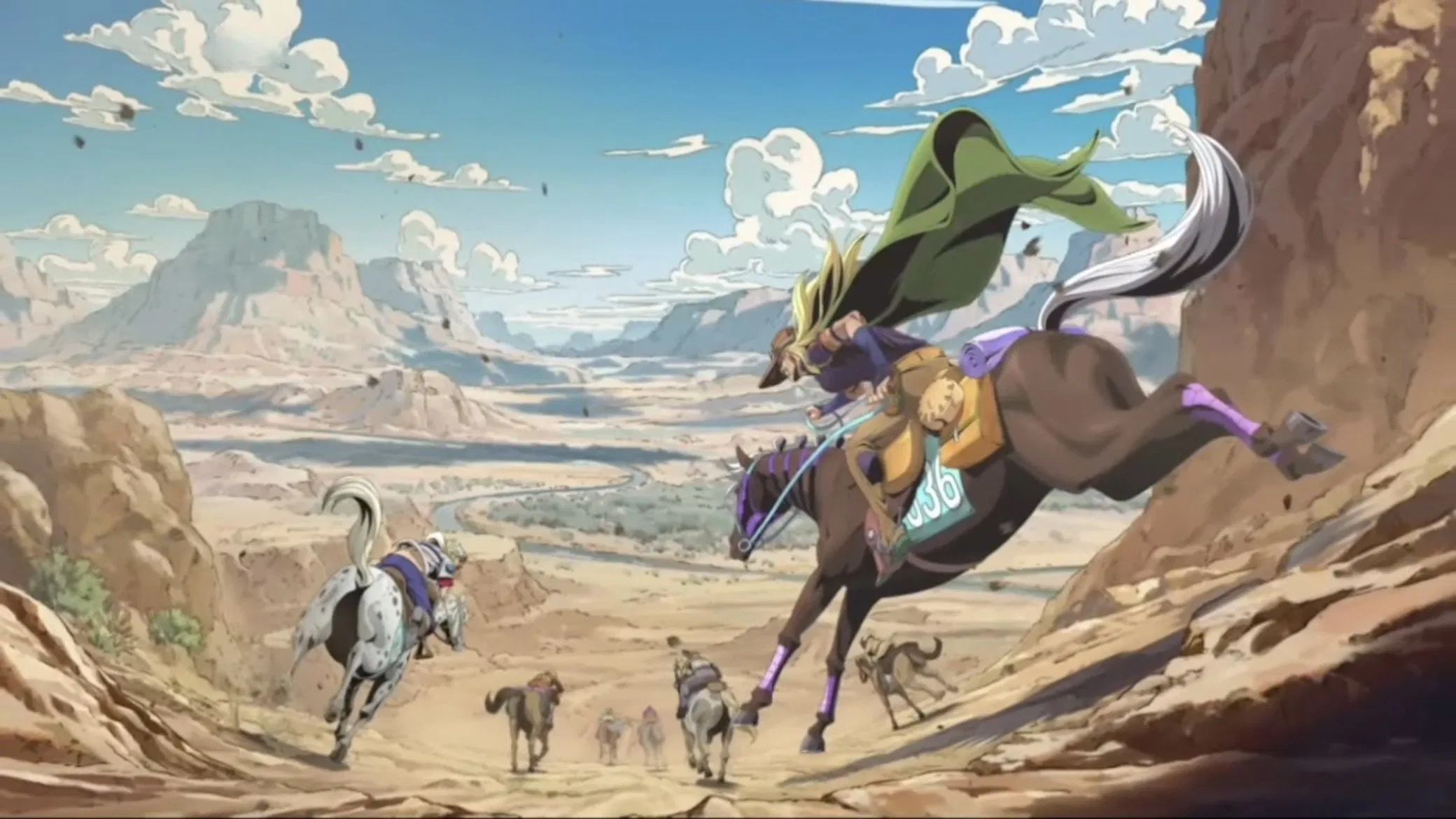 Backdrop poster for JoJo's Bizarre Adventure (2012)