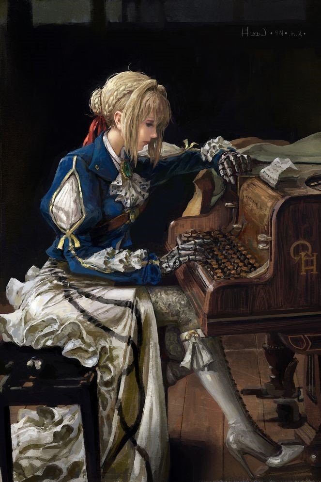 Poster for Violet Evergarden