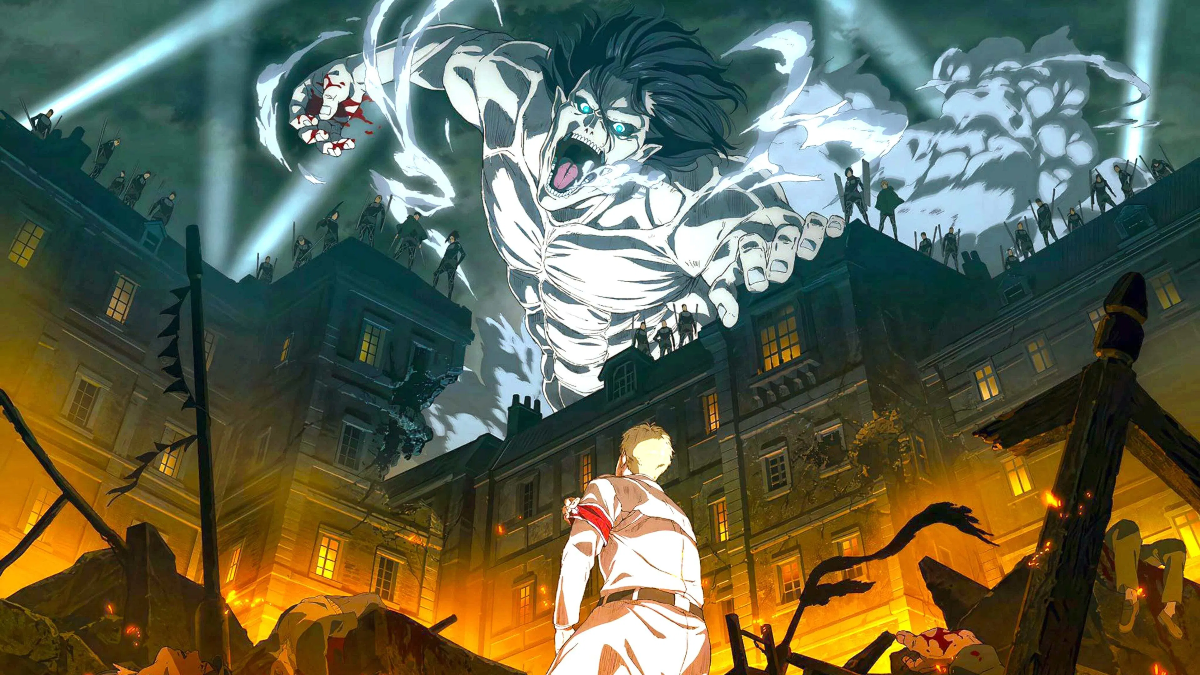 Backdrop poster for Attack on Titan (2013)