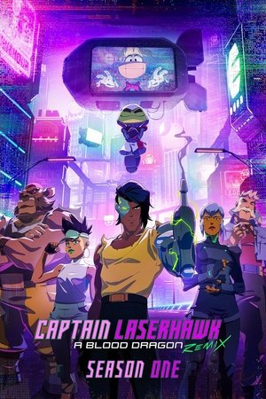 Poster for Captain Laserhawk: A Blood Dragon Remix