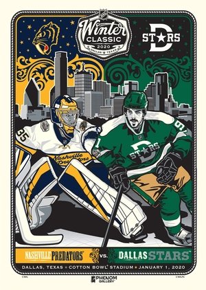Poster for Road to the NHL Winter Classic: 2020: Dallas Stars vs. Nashville Predators