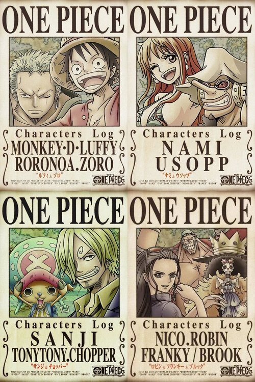 Poster for One Piece Characters Log